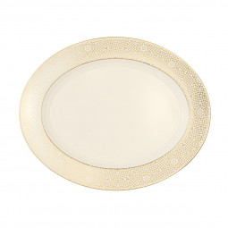 Serving platter oval 33x26,5 cm Saphir diamant Mezquita 4195